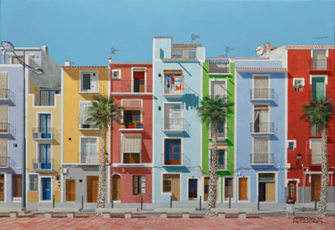 Pittura intitolato "Urbanscape VIII" da Carlos María Ferreira Soto, Opera d'arte originale, Acrilico