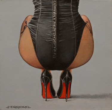 Malerei mit dem Titel "High heels" von Carlos María Ferreira Soto, Original-Kunstwerk, Acryl