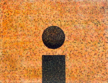 Malerei mit dem Titel "Sentinelle" von Carlos Pequito, Original-Kunstwerk, Acryl Auf Keilrahmen aus Holz montiert