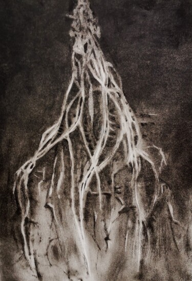 Drawing titled "Baal" by Carlos Sánchez Maydana, Original Artwork, Graphite