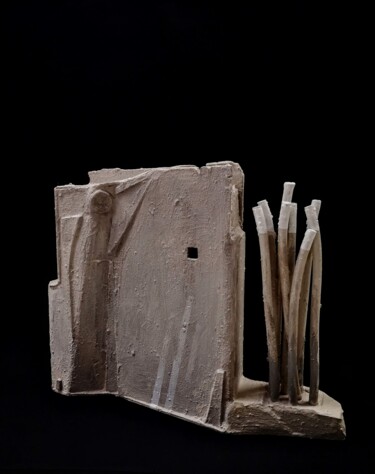 Sculpture intitulée "Historia del bosque" par Carlos Sánchez Maydana, Œuvre d'art originale, Bois