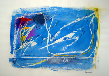 Painting titled "CY-18(P)1991" by Carlos Yasoshima, Original Artwork, Acrylic