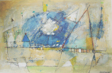 Peinture intitulée "s/título 2005" par Carlos Yasoshima, Œuvre d'art originale, Pastel