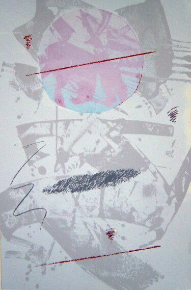 Printmaking titled "sem título 86" by Carlos Yasoshima, Original Artwork, Screenprinting