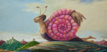 Malerei mit dem Titel "METAMORPHOSIS" von Carlo Salomoni, Original-Kunstwerk, Acryl