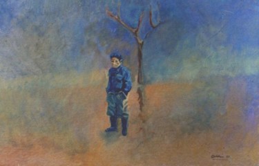 Pintura titulada "Solitud" por Carlos Ardohain, Obra de arte original, Oleo