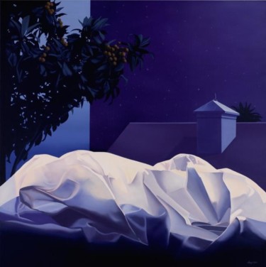Pintura intitulada "Summer Night" por Carlos Dugos, Obras de arte originais