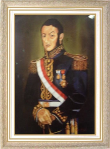 Painting titled ""UM HERÓI ARGENTINO…" by Carlos Fonttes, Original Artwork