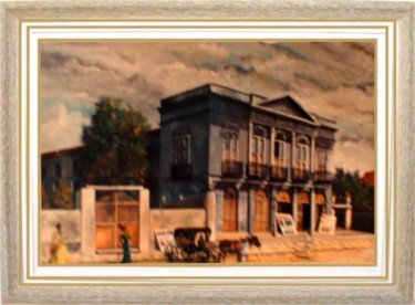 Pintura intitulada ""o velho teatro" (1…" por Carlos Fonttes, Obras de arte originais