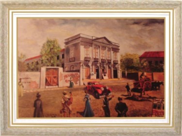 Painting titled ""TEATRO CARLOS GOME…" by Carlos Fonttes, Original Artwork