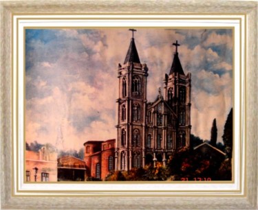 Peinture intitulée ""A CATEDRAL"" par Carlos Fonttes, Œuvre d'art originale