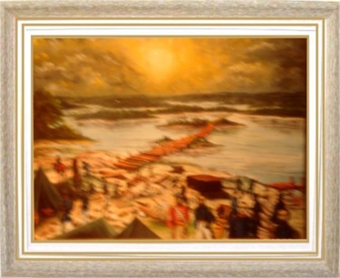 Pintura intitulada ""TRAVESSIA DO GRÃO…" por Carlos Fonttes, Obras de arte originais