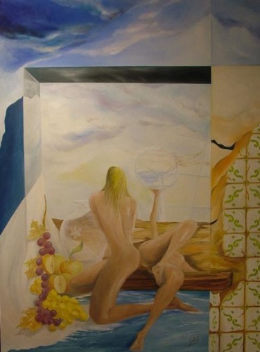 Pintura intitulada "A Fruta II/The Frui…" por Carlos Godinho, Obras de arte originais, Óleo
