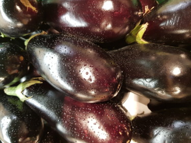 Fotografia intitolato "Aubergines Frais 20…" da Carlos Vieira, Opera d'arte originale, Fotografia non manipolata