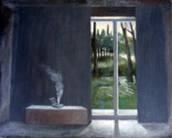 Painting titled "Interior" by Carlos Masoch, Original Artwork