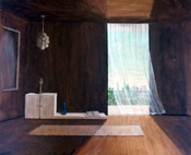 Painting titled "Interior" by Carlos Masoch, Original Artwork