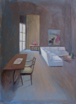 Painting titled "Interior" by Carlos Masoch, Original Artwork