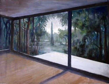 Painting titled "Interior" by Carlos Masoch, Original Artwork