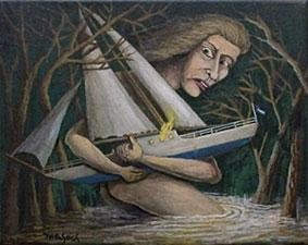 Pintura titulada "La Marina" por Carlos Masoch, Obra de arte original