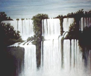 Pintura titulada "Cataratas" por Carlos Masoch, Obra de arte original