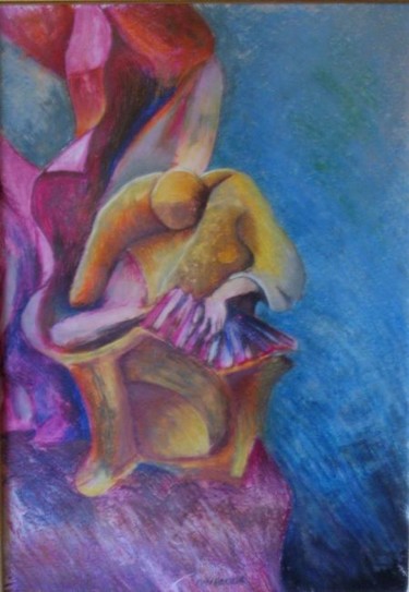 Peinture intitulée "Tango" par Carlos Alberto Miranda, Œuvre d'art originale, Huile
