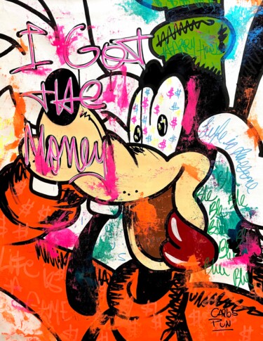 Pintura titulada "Goofy in I Got The…" por Carlos Pun, Obra de arte original, Acrílico