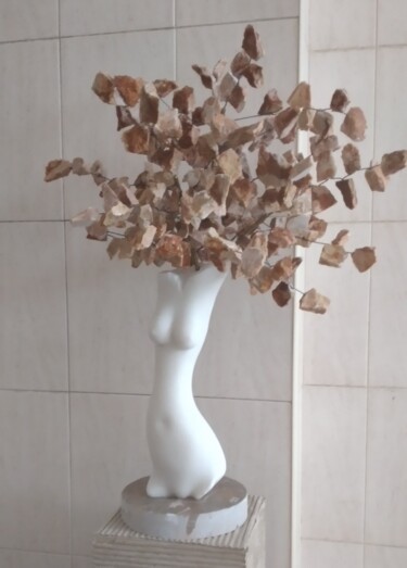 Escultura titulada "A FORMA DA PEDRA" por Carlos Rodrigues, Obra de arte original, Piedra