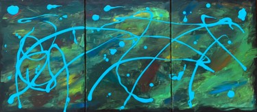 Painting titled "Deep Universe" by Carlos Zayan, Original Artwork, Acrylic