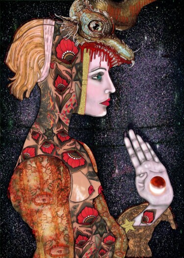 数字艺术 标题为“Tyoka” 由Carlotta Baldazzi (Ugly Aunt), 原创艺术品, 数字油画