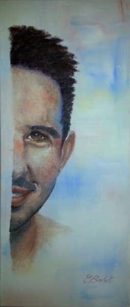 Painting titled "MORGAN" by Carmen Berluti, Original Artwork