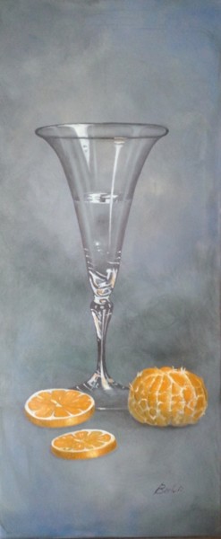 Ζωγραφική με τίτλο "DRINK & FOOD 1" από Carmen Berluti, Αυθεντικά έργα τέχνης, Λάδι