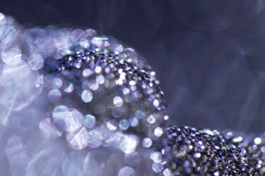 Fotografia intitolato "Diamant bleu" da Carmen Carbonell, Opera d'arte originale, Fotografia digitale Montato su Alluminio