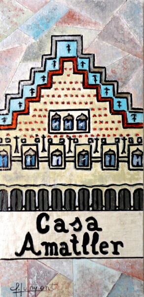 "CASA AMATLLER - BAR…" başlıklı Tablo Carmen G. Junyent tarafından, Orijinal sanat, Akrilik