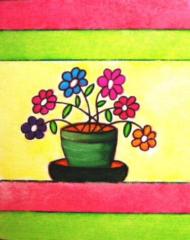 Drawing titled "Viva la Primavera !…" by Carmen G. Junyent, Original Artwork, Other