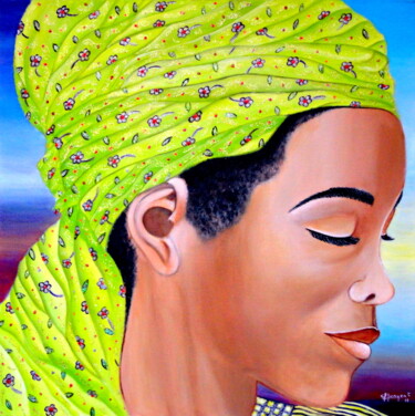 Painting titled "MIRADA AL INTERIOR…" by Carmen G. Junyent, Original Artwork, Acrylic
