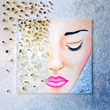 Painting titled "GLAMOUR Nº 8" by Carmen G. Junyent, Original Artwork, Acrylic