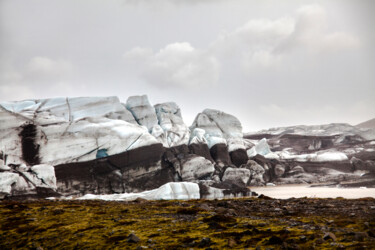 Photography titled "Glacier" by Carmen Lazarescu, Original Artwork, Digital Photography Mounted on Aluminium