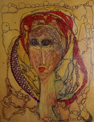 Painting titled "LA MAURESQUE" by Carmen Manno, Original Artwork