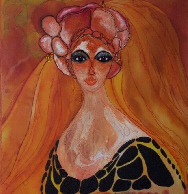 Peinture intitulée "LA VENUS DE NACRE" par Carmen Manno, Œuvre d'art originale