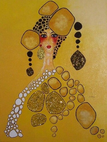 Peinture intitulée "ATHENA" par Carmen Manno, Œuvre d'art originale