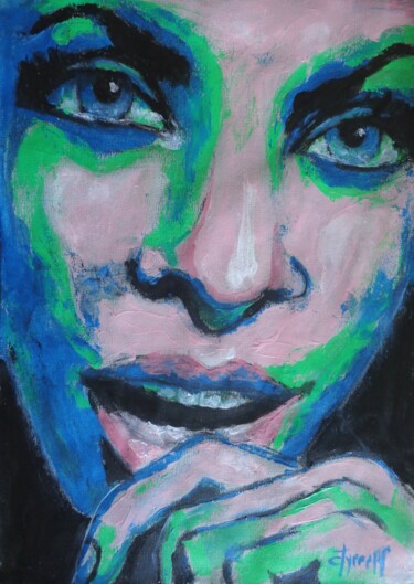 Peinture intitulée "You Are Amazing - P…" par Carmen Tyrrell, Œuvre d'art originale, Acrylique