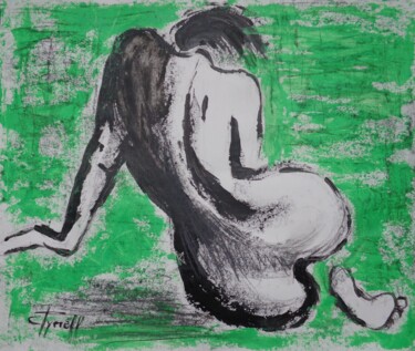 Peinture intitulée "Curves 37" par Carmen Tyrrell, Œuvre d'art originale, Acrylique