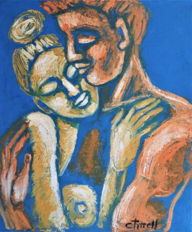 Peinture intitulée "Lovers - I Am Yours" par Carmen Tyrrell, Œuvre d'art originale, Acrylique