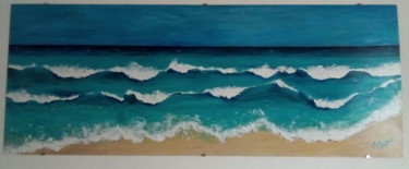 Schilderij getiteld "Ocean.jpg" door Cvd, Origineel Kunstwerk, Acryl