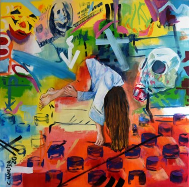 Malerei mit dem Titel "Will everything be…" von Carmo Almeida, Original-Kunstwerk, Acryl