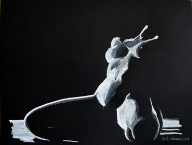 Картина под названием "Shadows of Grey - P…" - Carmo Almeida, Подлинное произведение искусства, Акрил
