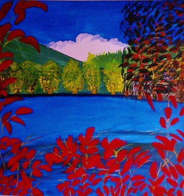 Pintura intitulada "Outono" por Carma Carvalho, Obras de arte originais
