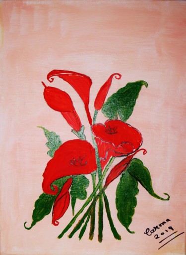 Painting titled "anturio.jpg" by Carma Carvalho, Original Artwork