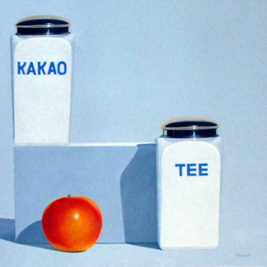 Tee, Kakao Malerei mit dem Titel "Tee, Kakao" von Valentin Reimann, Original-Kunstwerk, Öl