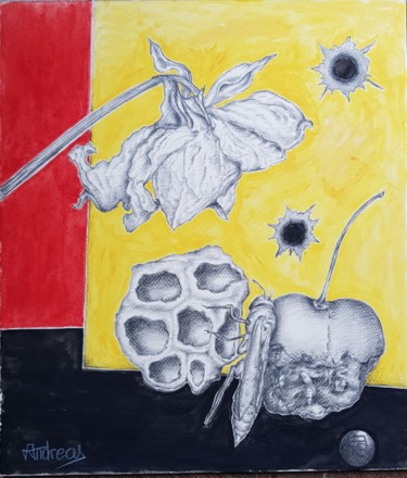 Dessin intitulée "Décomposition" par Andreas Collection, Œuvre d'art originale, Crayon